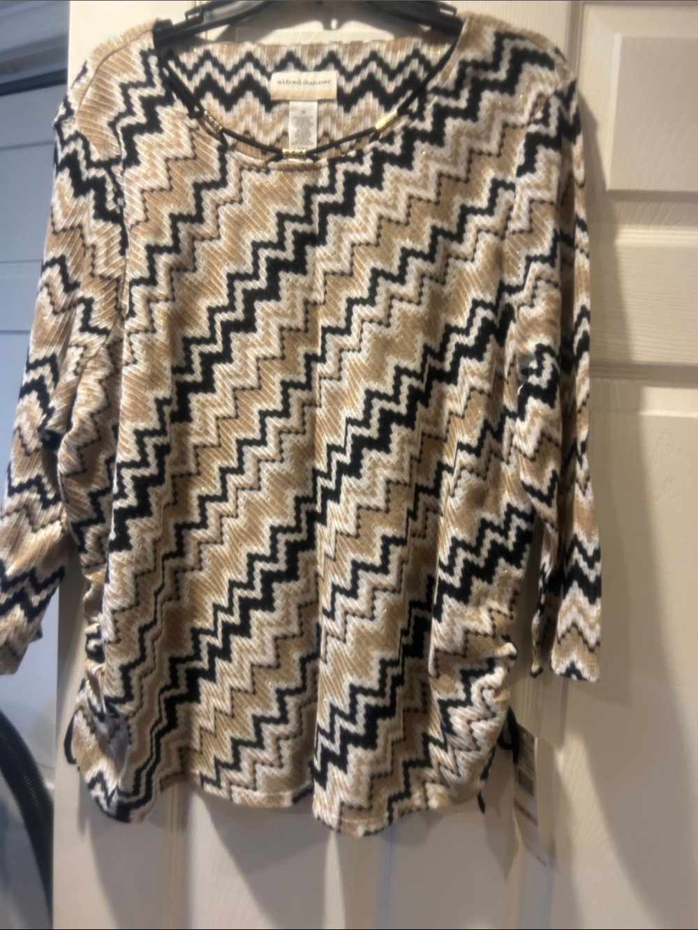 NWT Sz 2x Alfred Dunner neutral territory top
